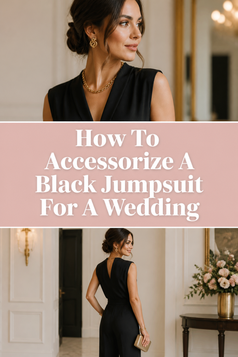 ✨ How To Accessorize A Black Jumpsuit For A Wedding