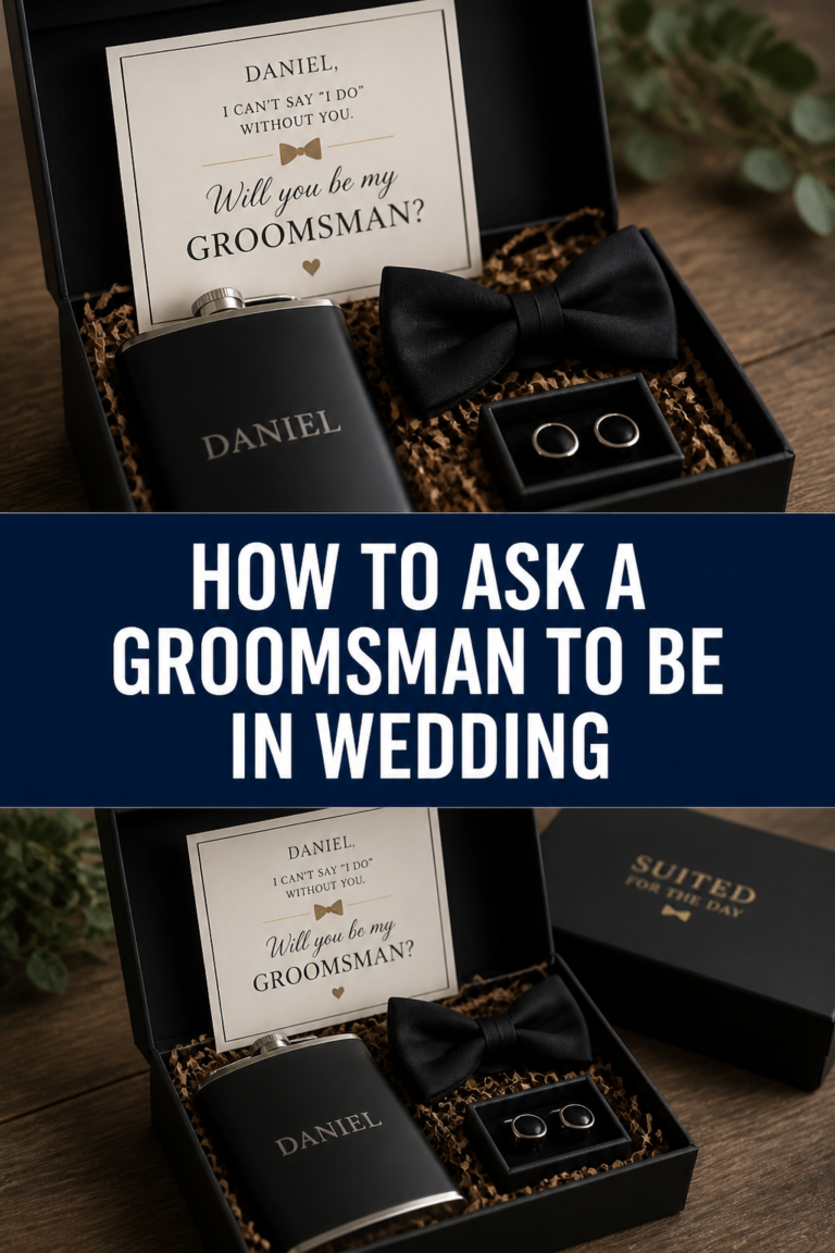 💍 How To Ask A Groomsman To Be In Wedding