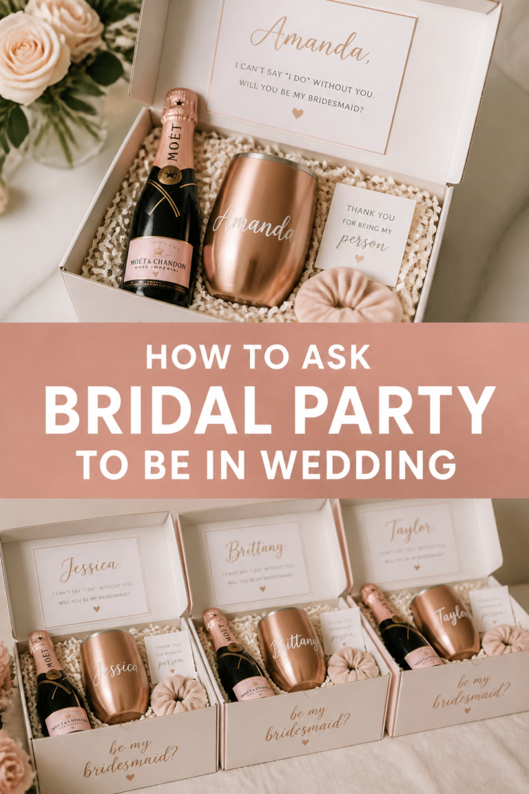 💍 How To Ask Bridal Party To Be In Wedding