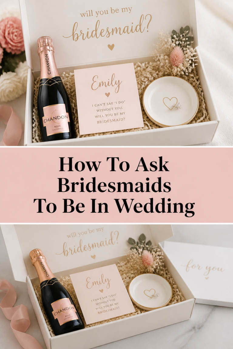 💍 How To Ask Bridesmaids To Be In Wedding