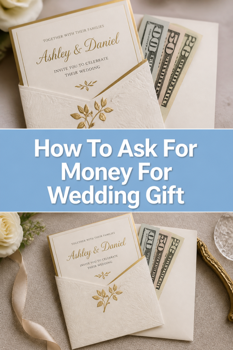 💰 How To Ask For Money For Wedding Gift