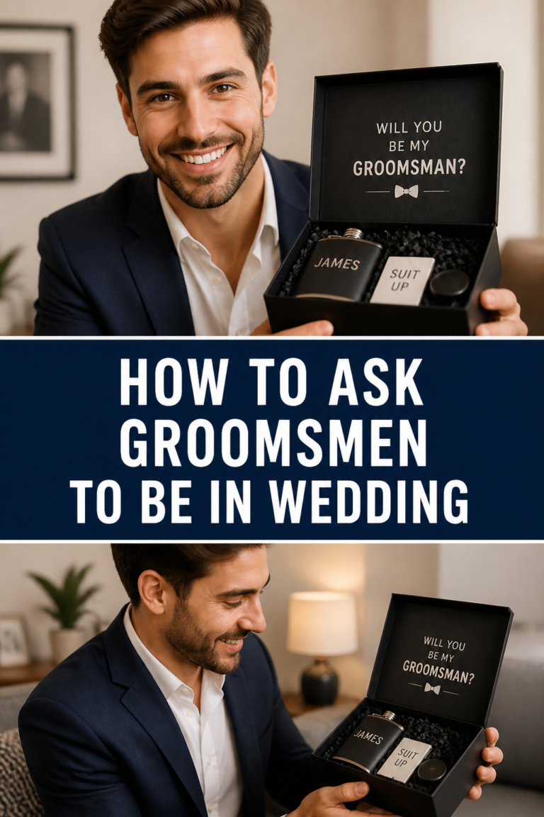 🤵 How To Ask Groomsmen To Be In Wedding