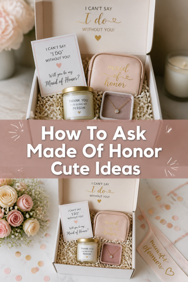 💍 How To Ask Made Of Honor Cute Ideas