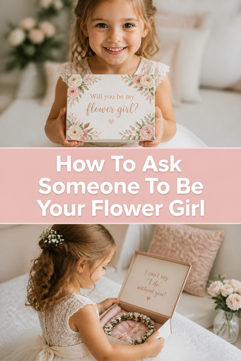 🌸 How To Ask Someone To Be Your Flower Girl