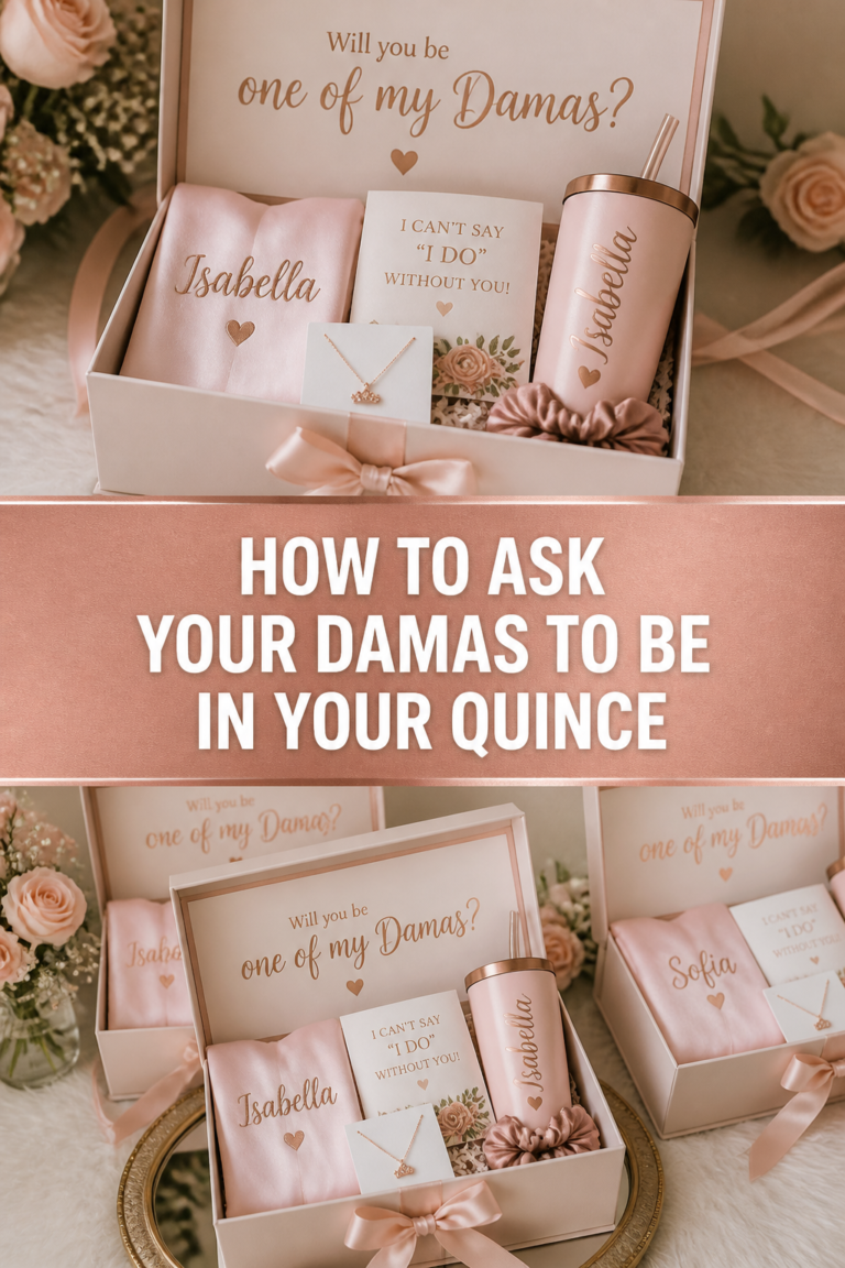How To Ask Your Damas To Be In Your Quince