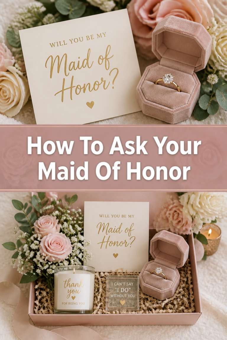💍 How To Ask Your Maid Of Honor