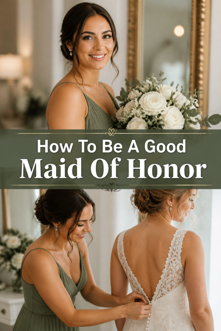 👰 How To Be A Good Maid Of Honor