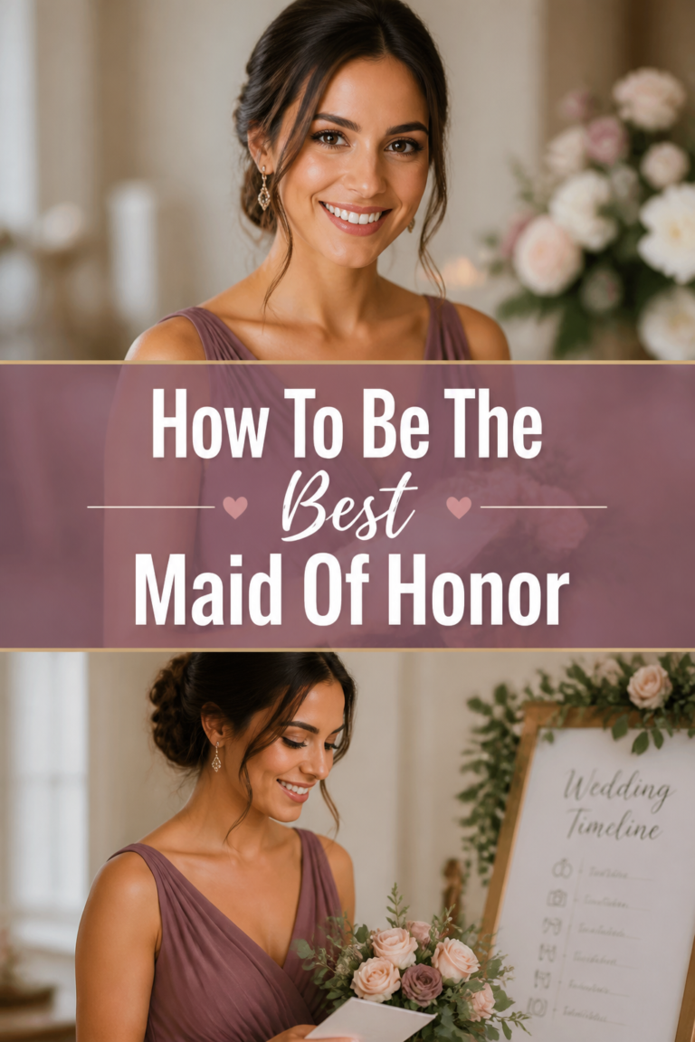 👰‍♀️ How To Be The Best Maid Of Honor