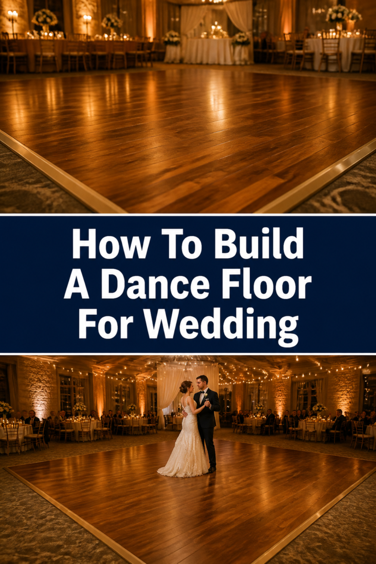 🕺 How To Build A Dance Floor For Wedding