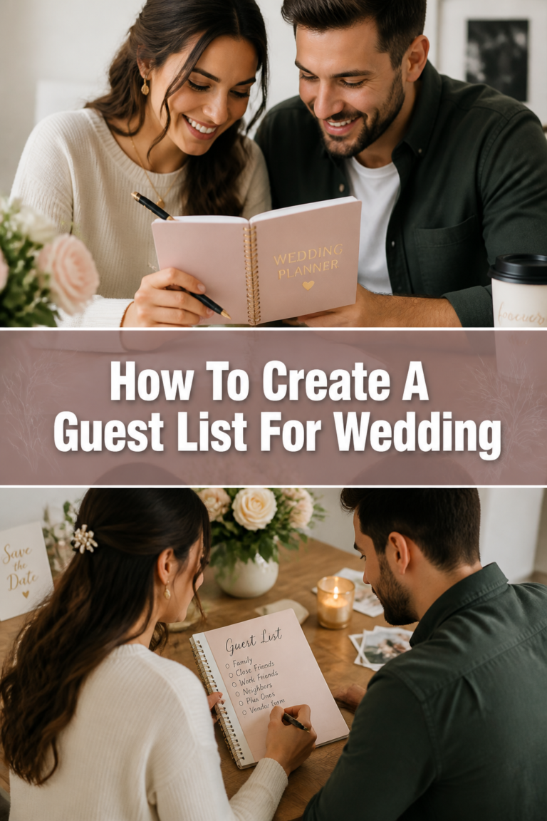 👰 How To Create A Guest List For Wedding