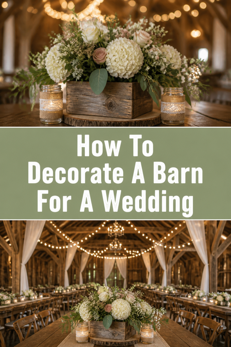 💒 How To Decorate A Barn For A Wedding
