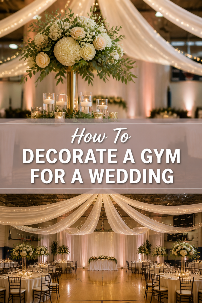 ✨ How To Decorate A Gym For A Wedding