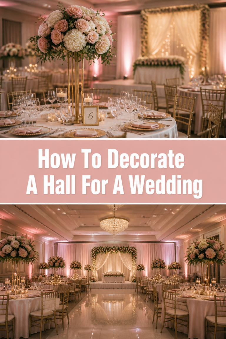 💒 How To Decorate A Hall For A Wedding