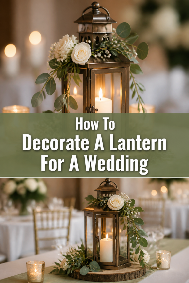 🕯️ How To Decorate A Lantern For A Wedding