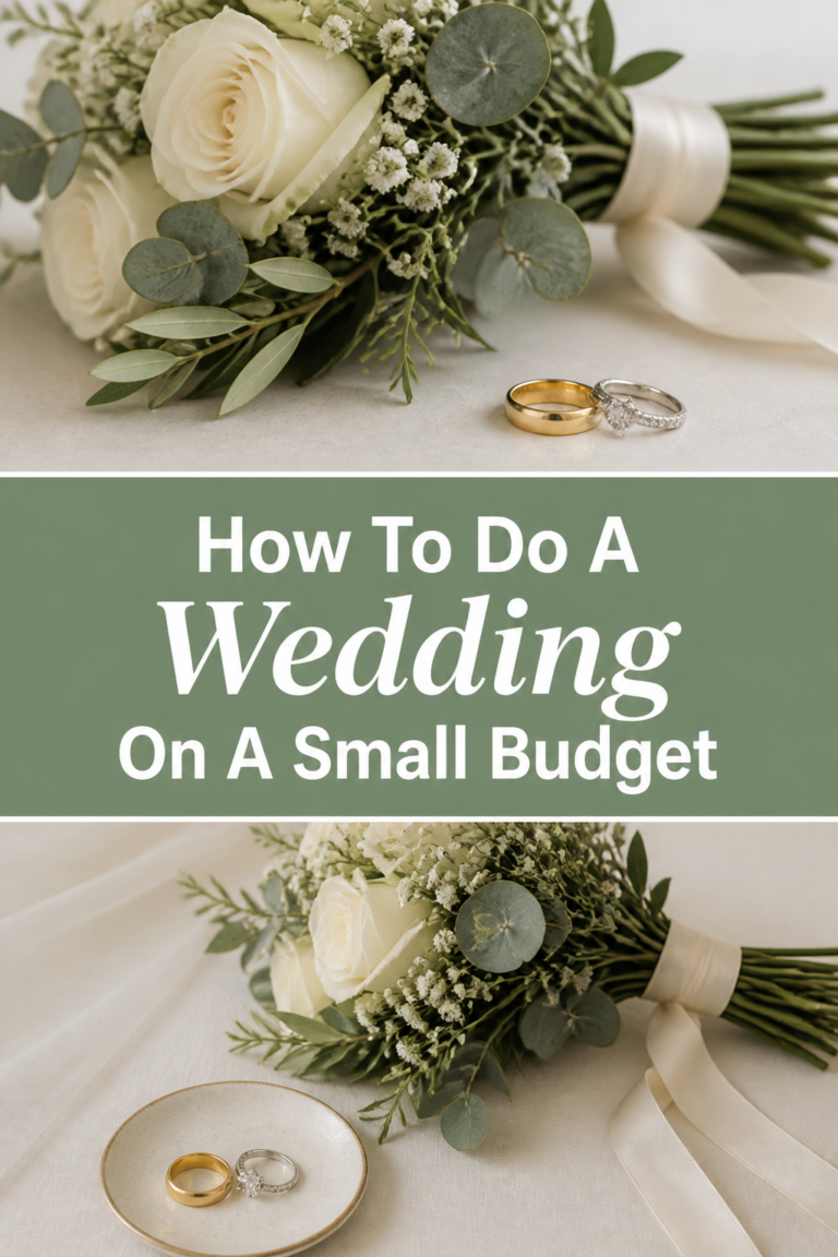 💍 How To Do A Wedding On A Small Budget