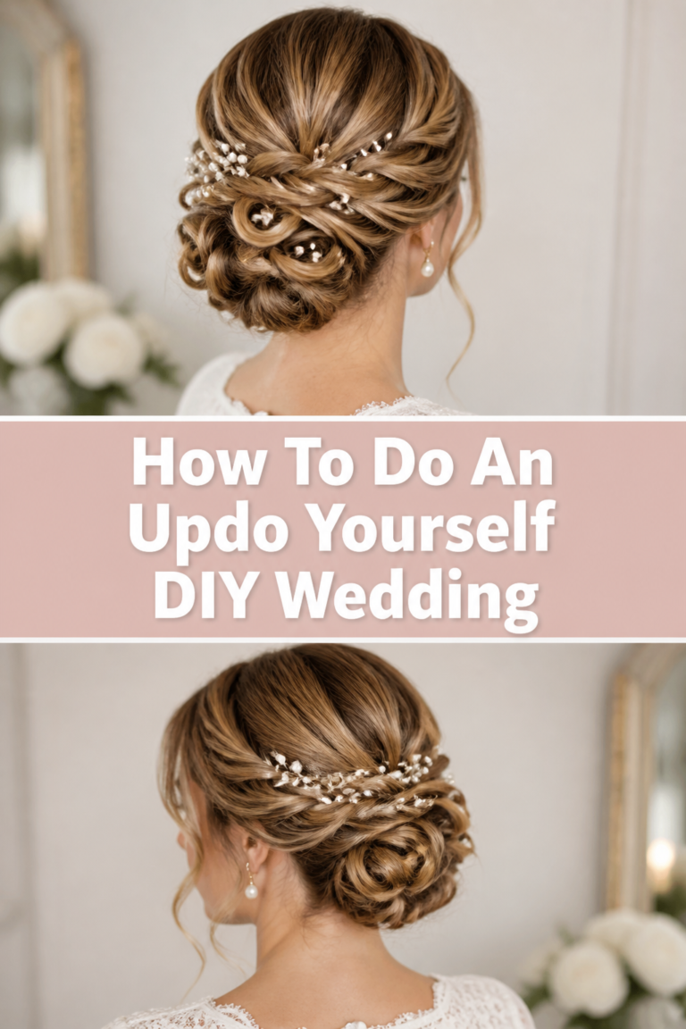 💍 How To Do An Updo Yourself DIY Wedding