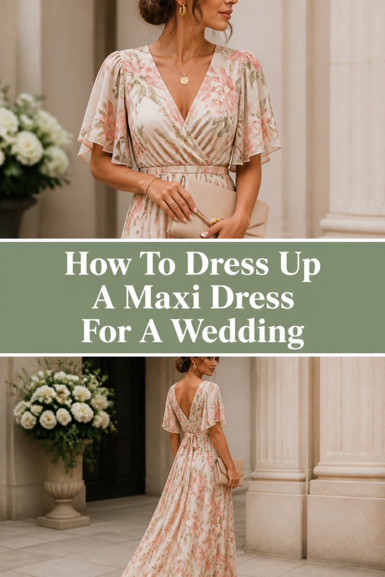 👗 How To Dress Up A Maxi Dress For A Wedding
