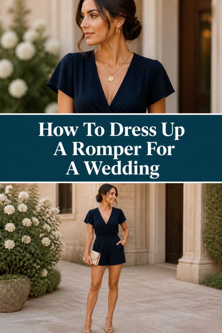 👗 How To Dress Up A Romper For A Wedding