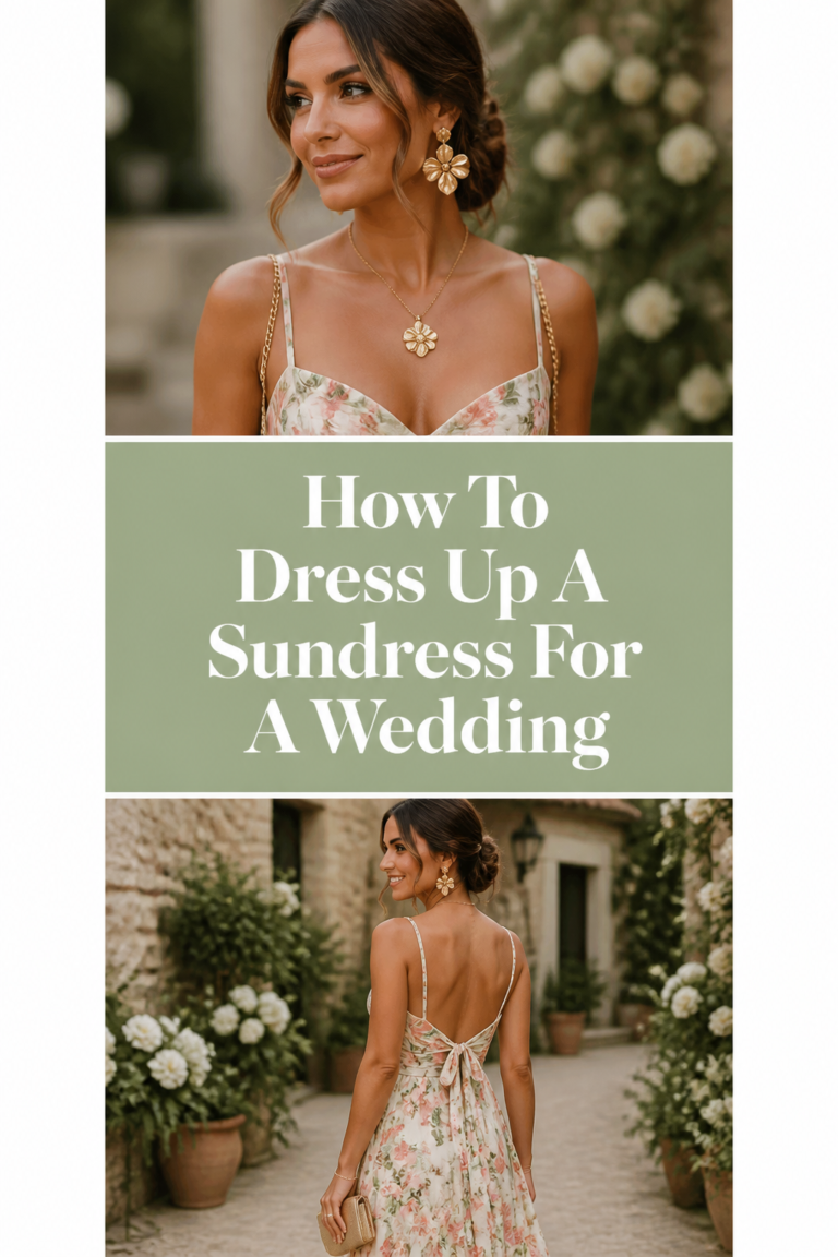 👗 How To Dress Up A Sundress For A Wedding