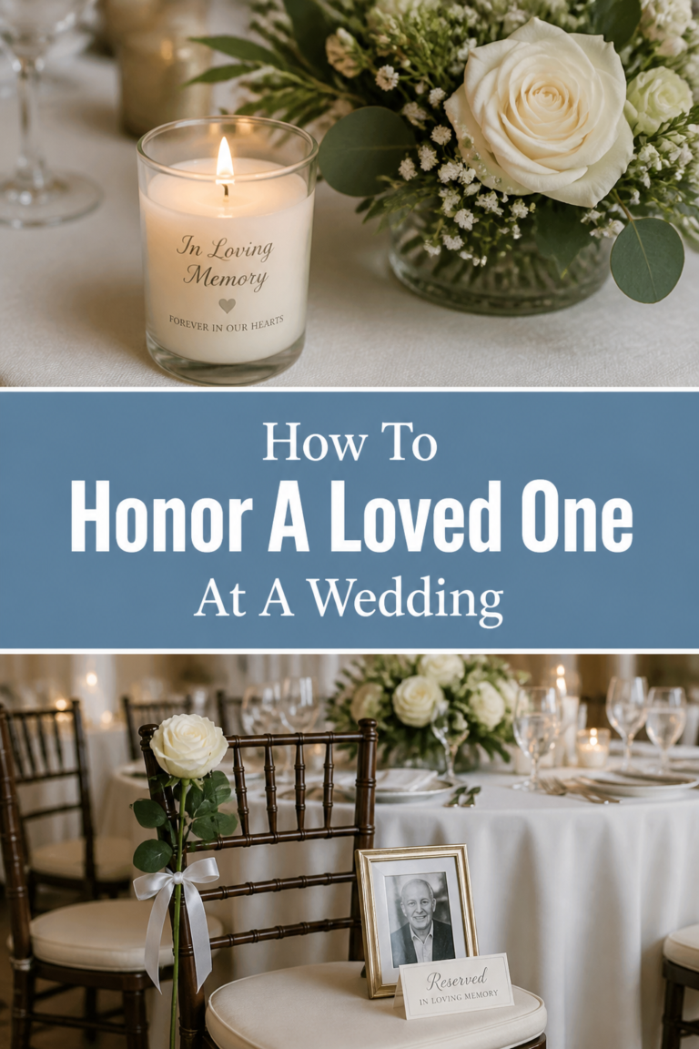 🕊️ How To Honor A Loved One At A Wedding