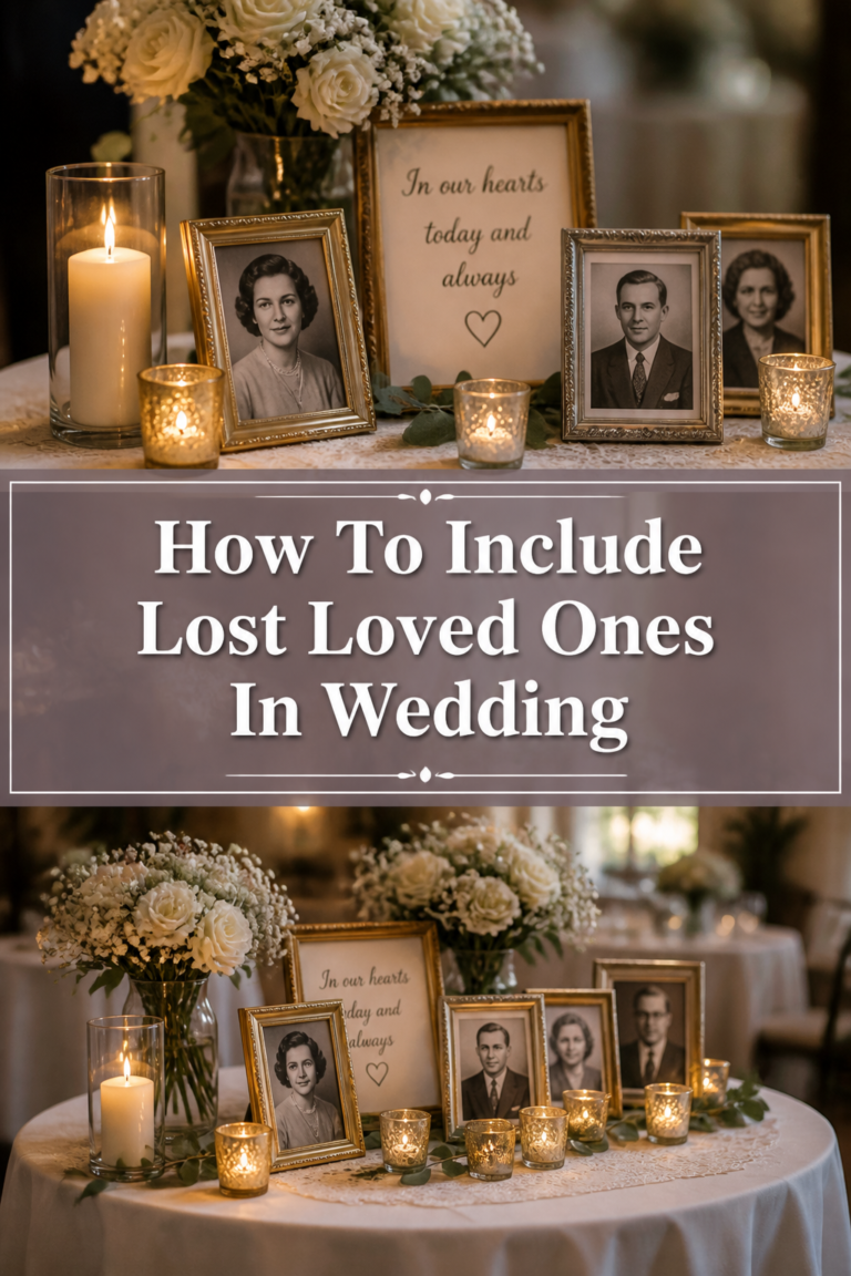 🕊️ How To Include Lost Loved Ones In Wedding