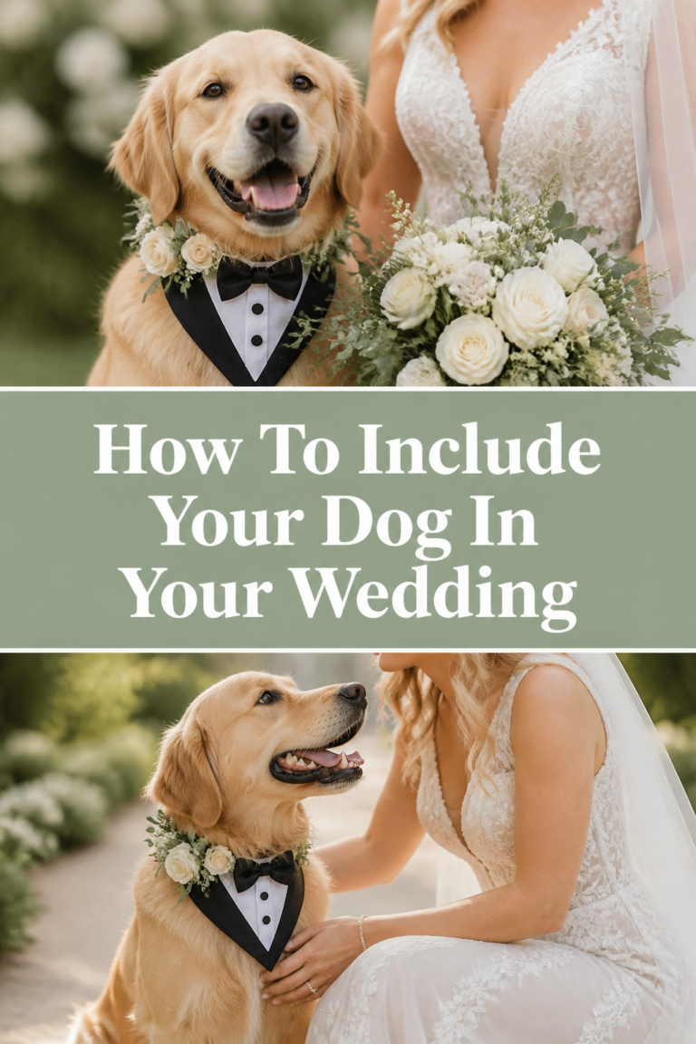 🐾 How To Include Your Dog In Your Wedding