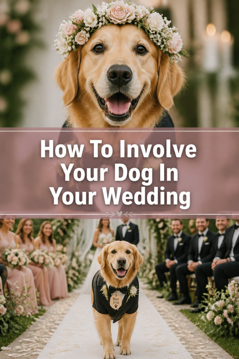 🐶 How To Involve Your Dog In Your Wedding