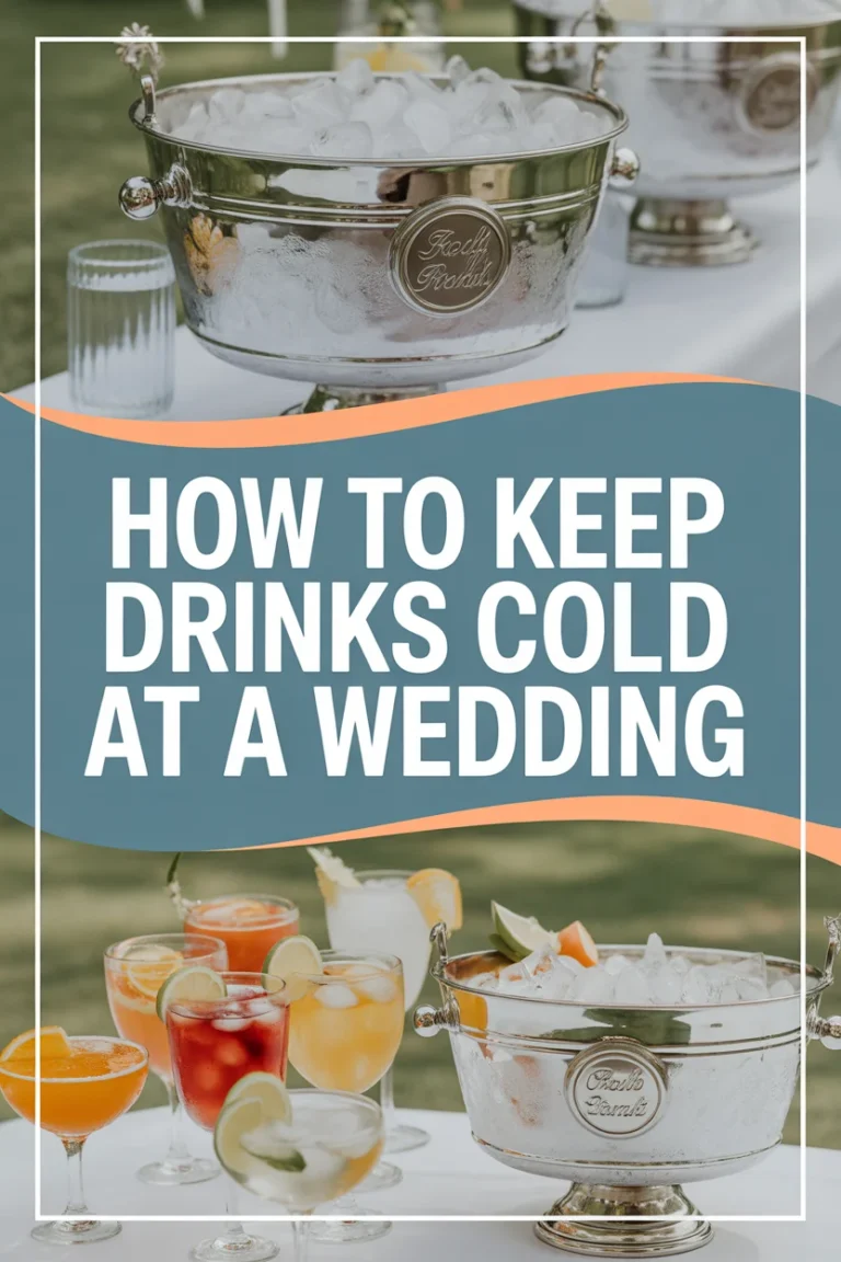 🧊 How To Keep Drinks Cold At A Wedding
