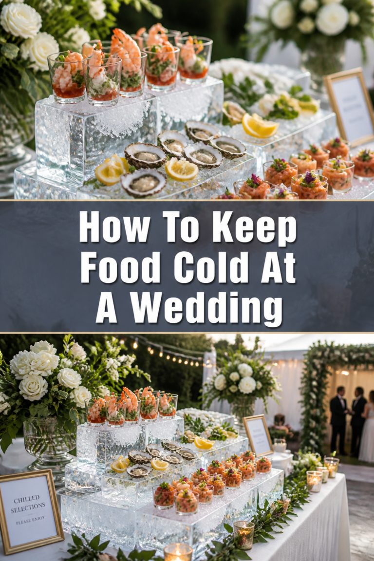 ❄️ How To Keep Food Cold At A Wedding