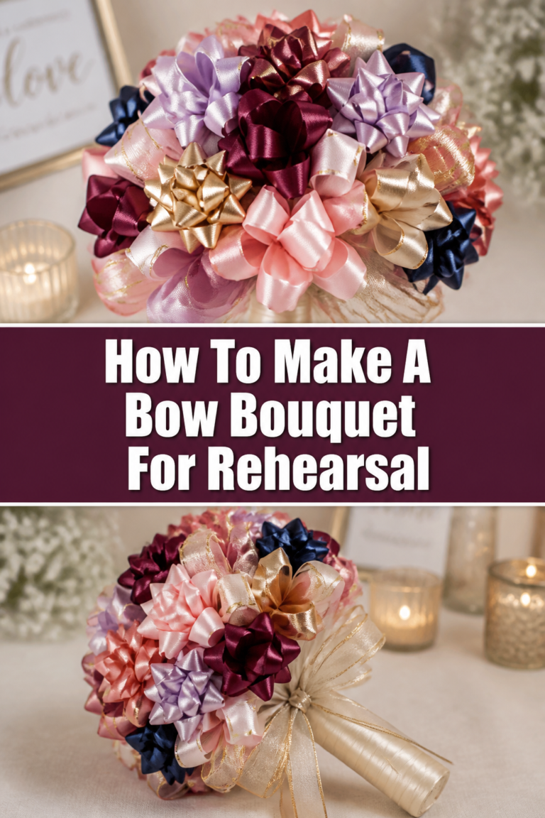 🎀 How To Make A Bow Bouquet For Rehearsal