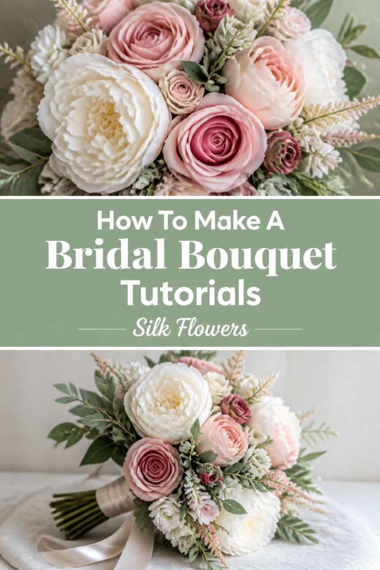 💐 How To Make A Bridal Bouquet Tutorials Silk Flowers