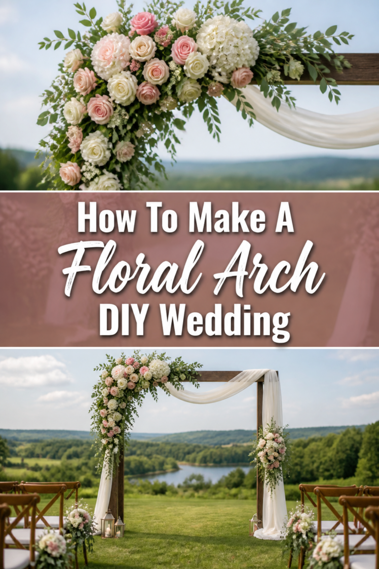 💐 How To Make A Floral Arch DIY Wedding