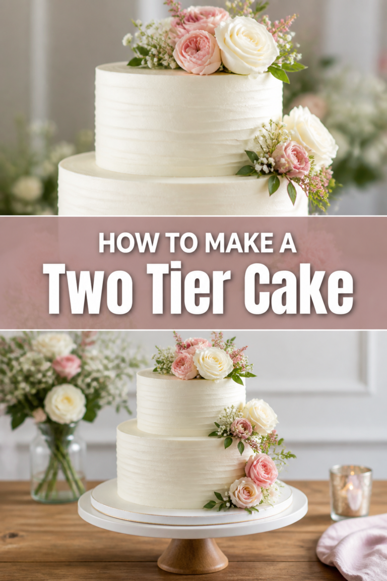 🎂 How To Make A Two Tier Cake
