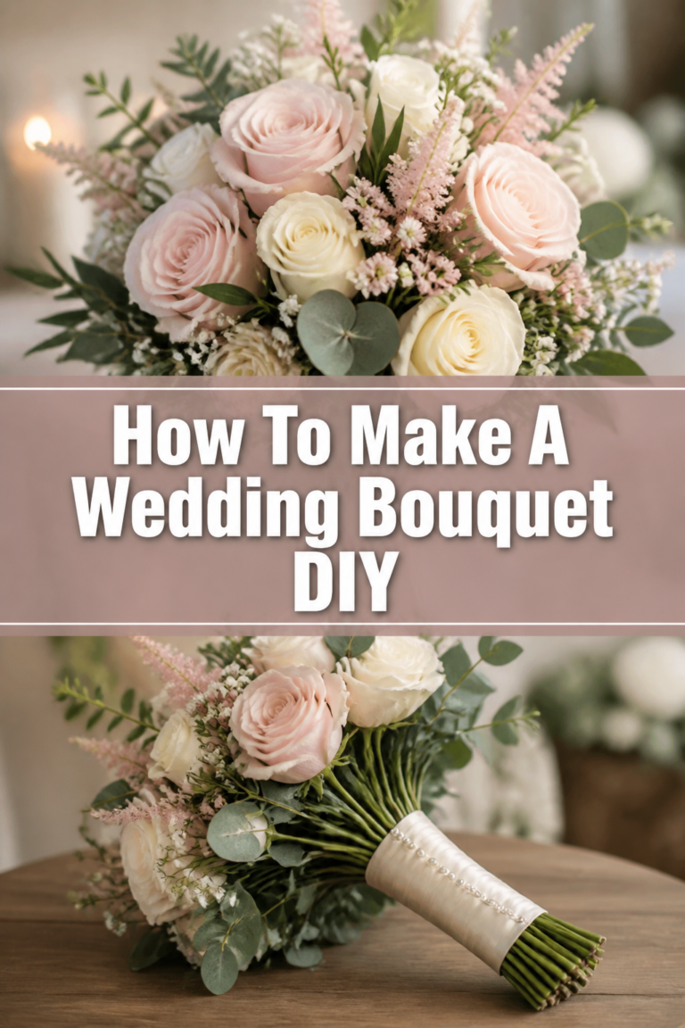💐 How To Make A Wedding Bouquet DIY