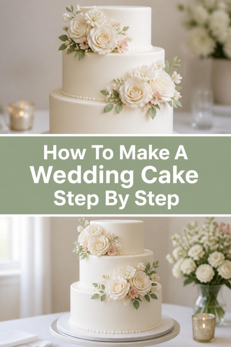 🎂 How To Make A Wedding Cake Step By Step