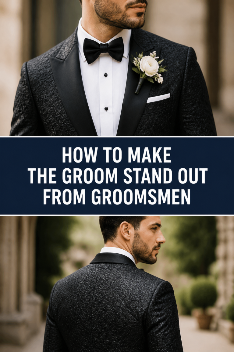 🤵 How To Make The Groom Stand Out From Groomsmen