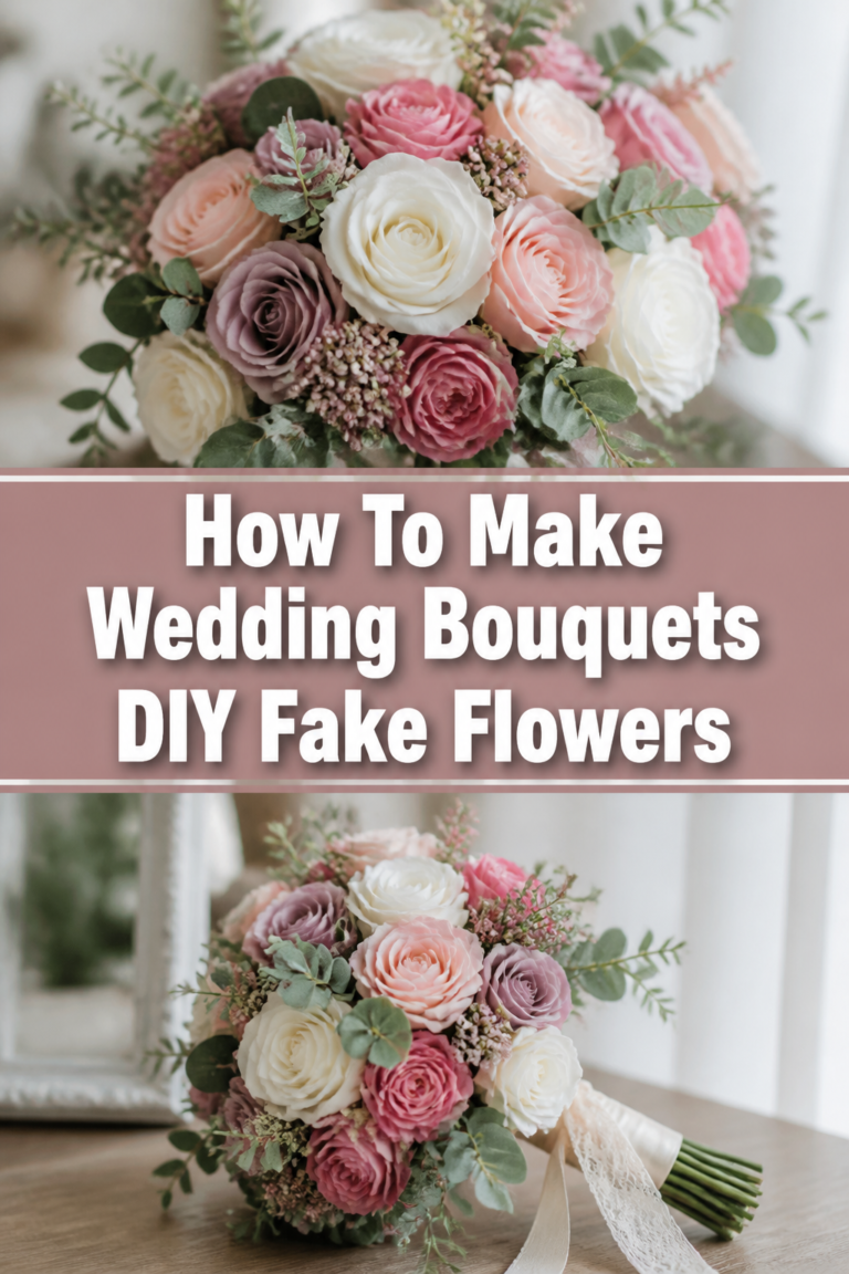 💐 How To Make Wedding Bouquets DIY Fake Flowers