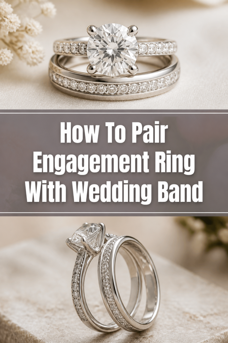 💍 How To Pair Engagement Ring With Wedding Band