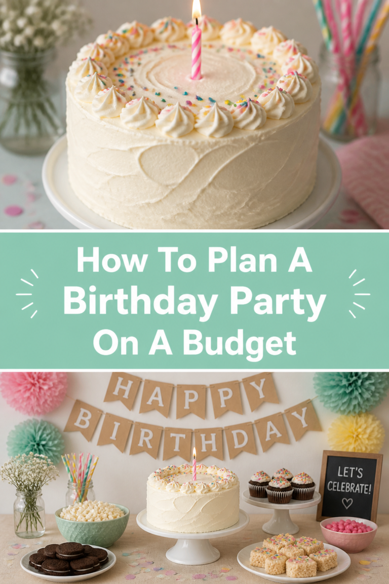 🎈 How To Plan A Birthday Party On A Budget