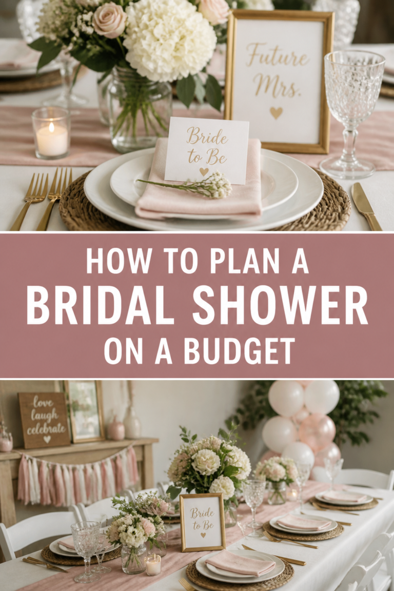 💍 How To Plan A Bridal Shower On A Budget