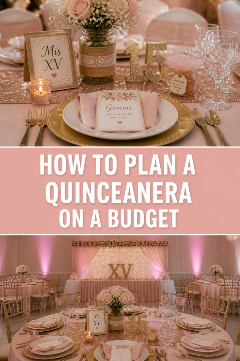 👑 How To Plan A Quinceanera On A Budget