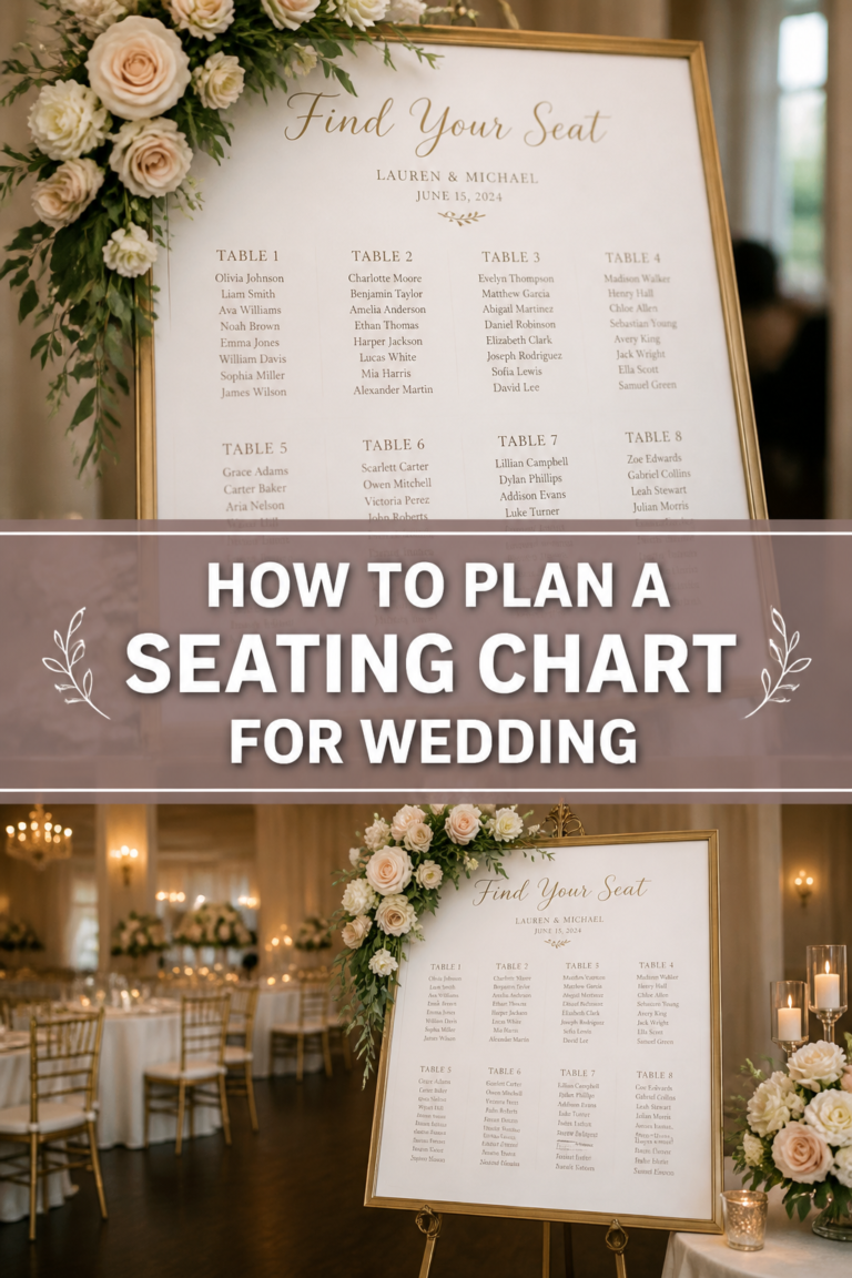 🗺️ How To Plan A Seating Chart For Wedding