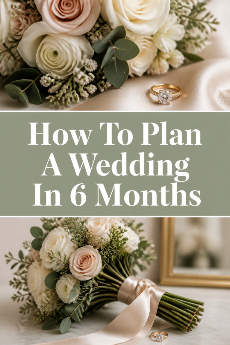 💍 How To Plan A Wedding In 6 Months