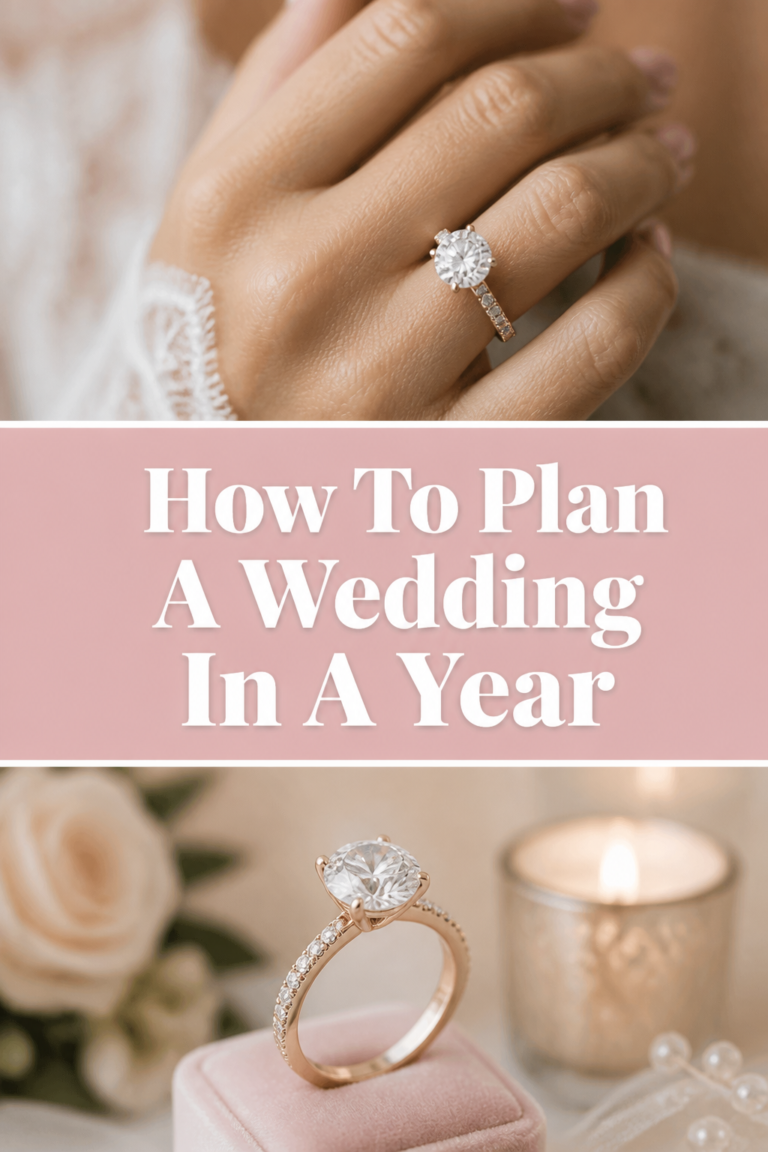 💍 How To Plan A Wedding In A Year