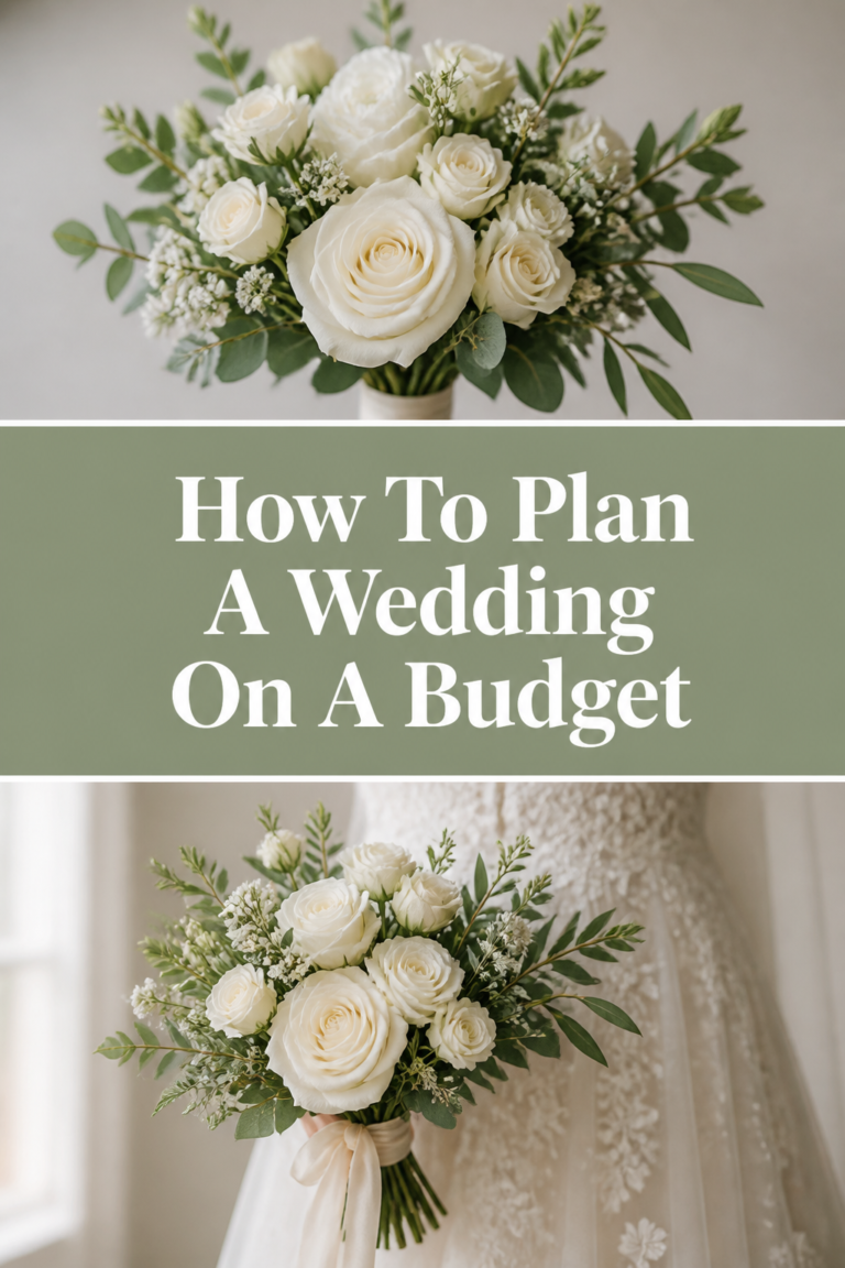 👰‍♀️ How To Plan A Wedding On A Budget