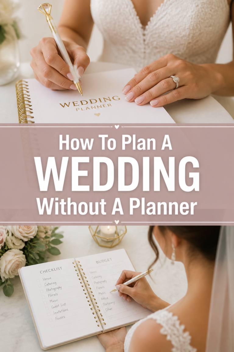 💍 How To Plan A Wedding Without A Planner