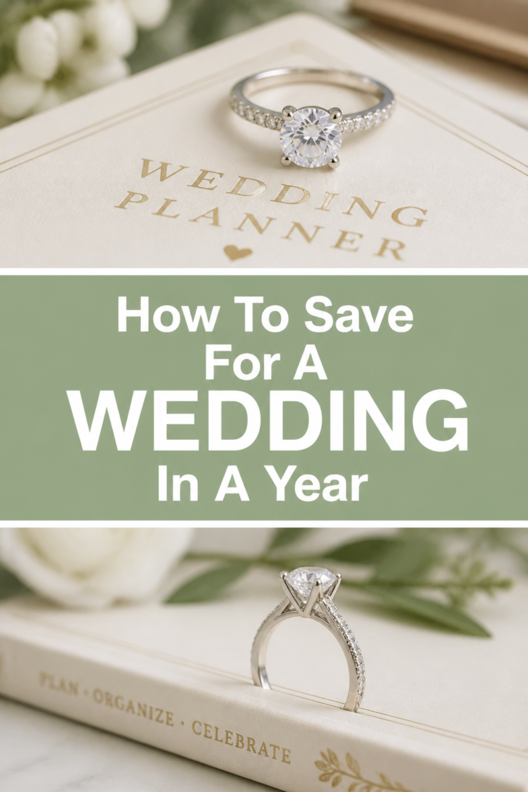 💍 How To Save For A Wedding In A Year