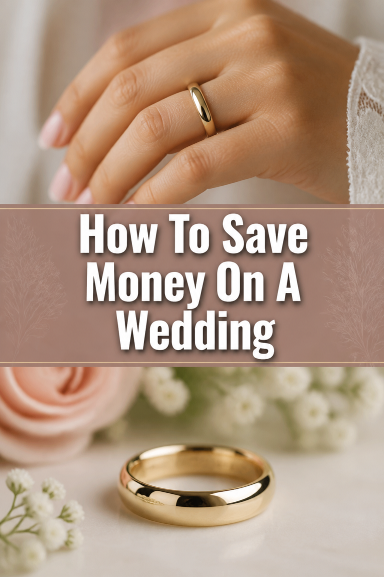 💍 How To Save Money On A Wedding