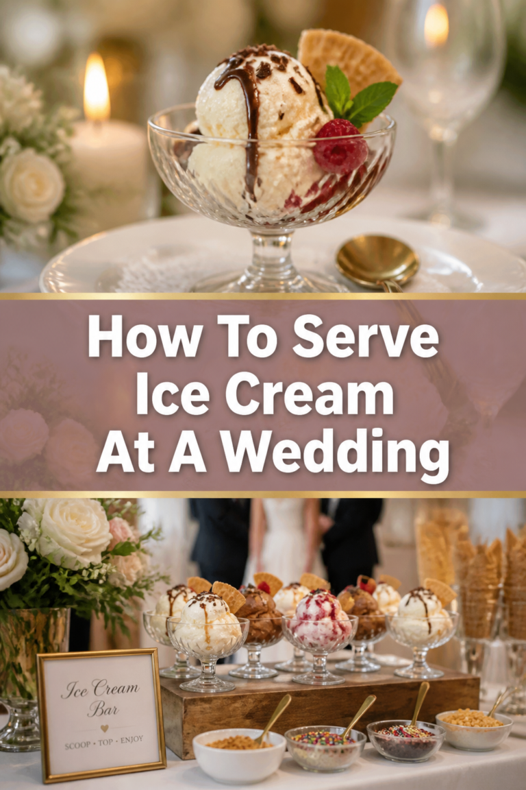 🍦 How To Serve Ice Cream At A Wedding