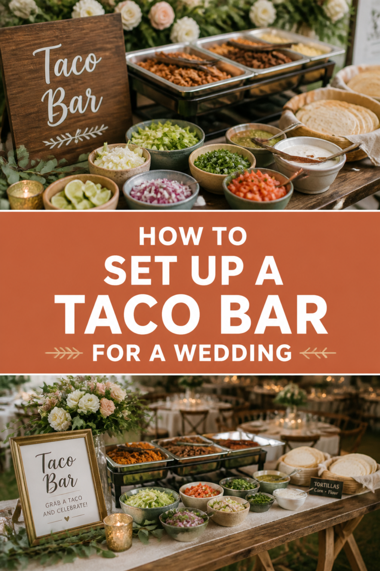 🌮 How To Set Up A Taco Bar For A Wedding